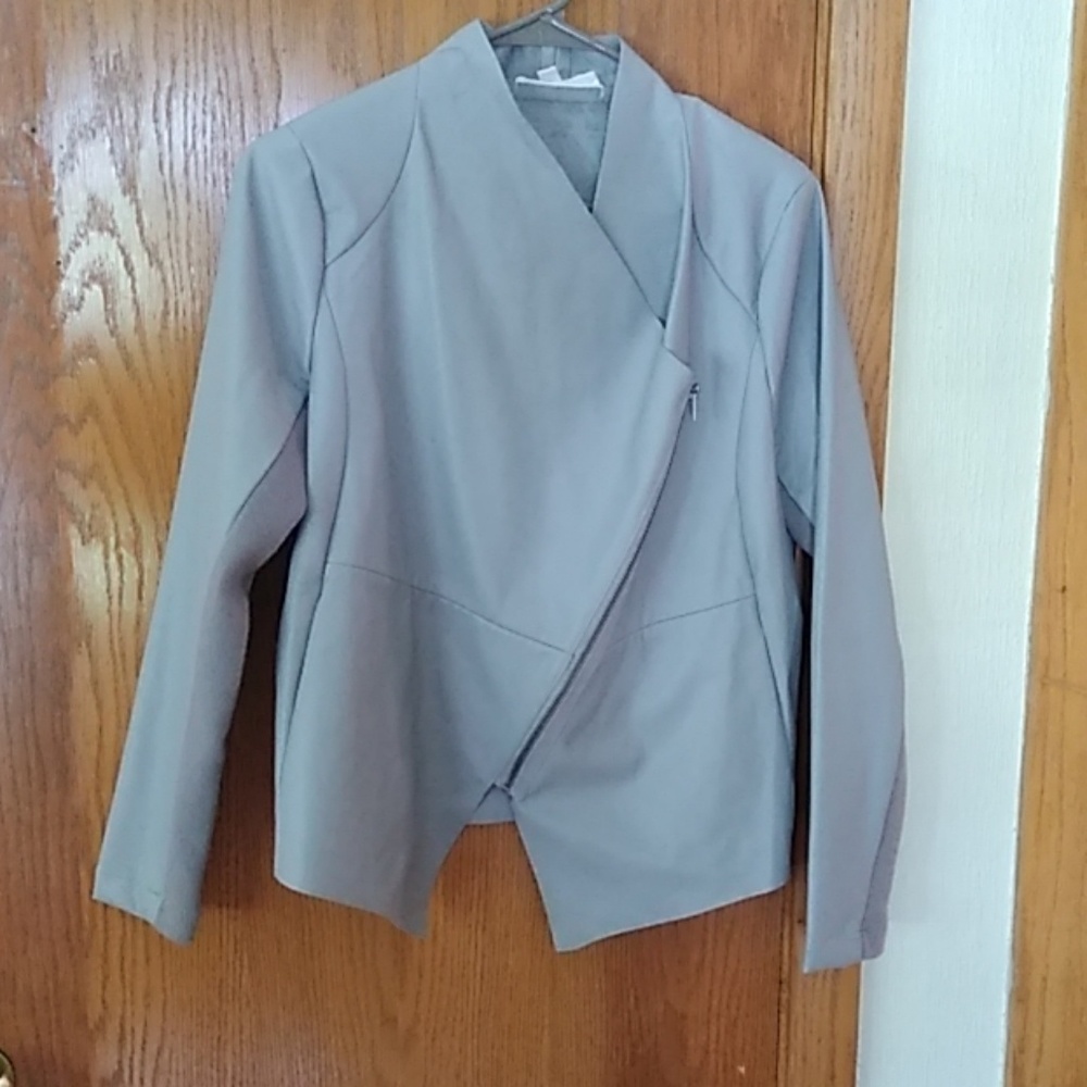 Silver/blue jacket